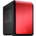 Aerocool Dead Silence Gaming Cube Case Red with Window (No PSU) (859)